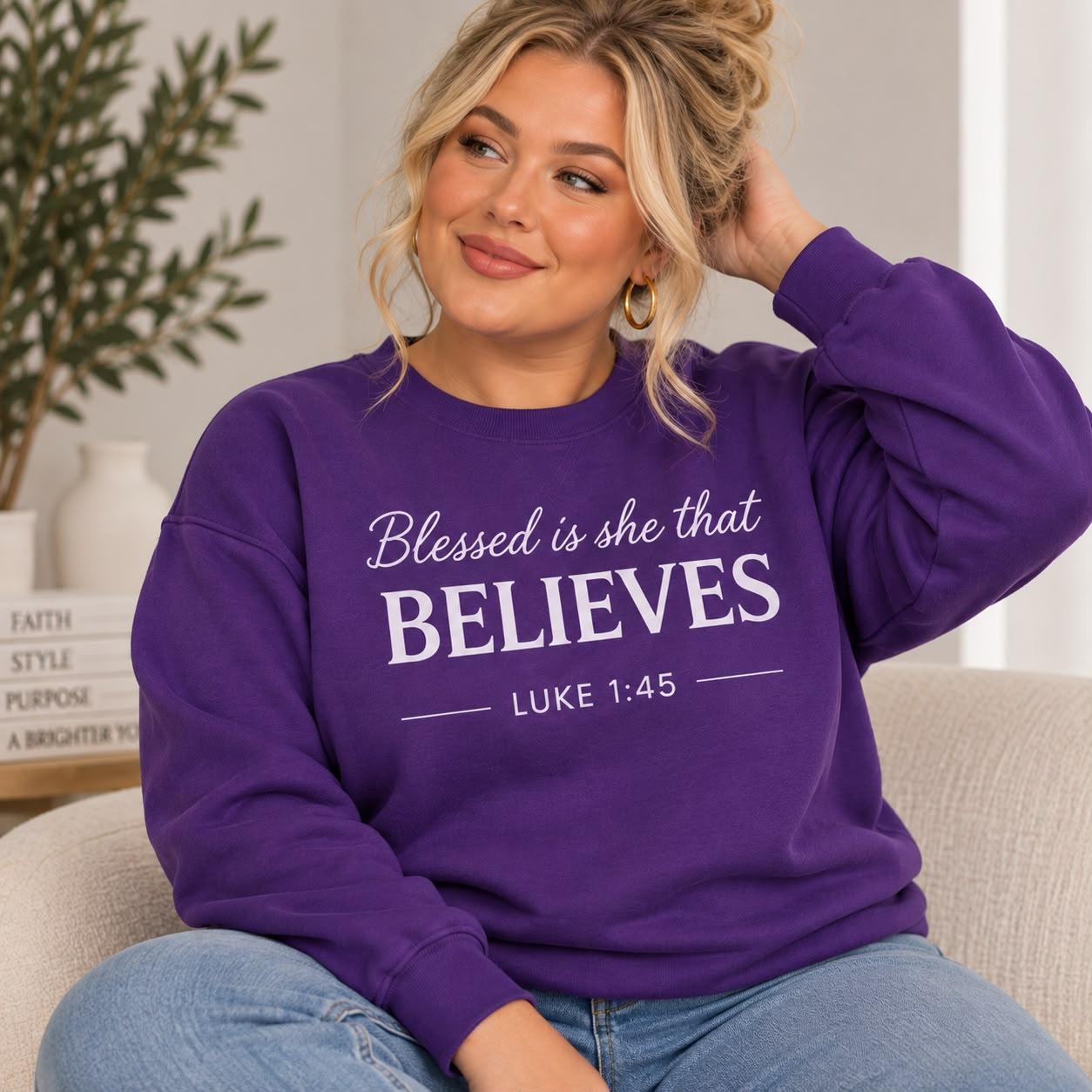 Blessed Is She Crewneck