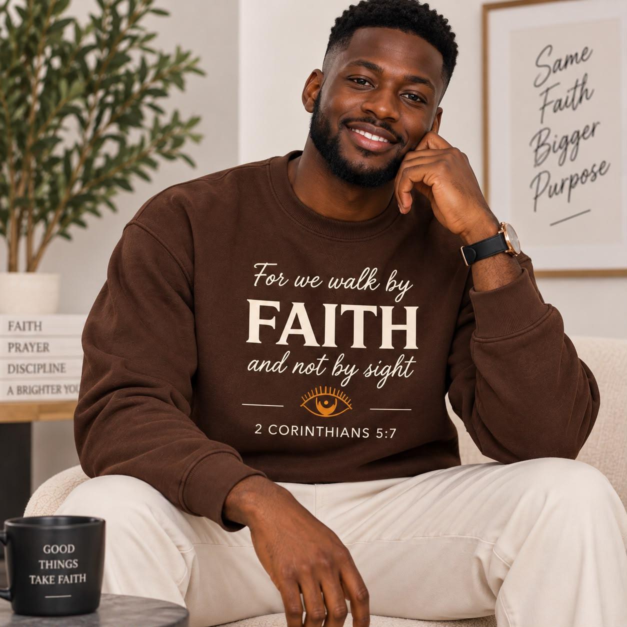 Walk by Faith Crewneck